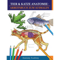 Tier & Katze Anatomie-Arbeitsbuch zum Ausmalen: 2-IN-1 ZUSAMMENSTELLUNG - Unglaublich detaillierter Selbsttest Arbeitsbuch zum Ausmalen Tiermedizin &