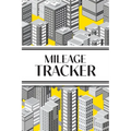 Mileage Tracker (Cityscape Grayscale and Yellow): 6"x9" 4 Car Mileage Tracker Over 100 pages and 30+ Entries Per Page! Auto Vehicle Mileage Journal, O