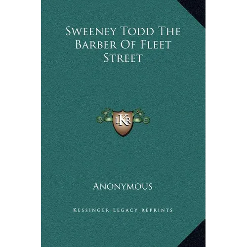 Sweeney Todd The Barber Of Fleet Street