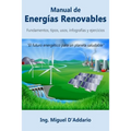 Manual de Energías Renovables: Fundamentos, tipos, usos, infografías y ejercicios