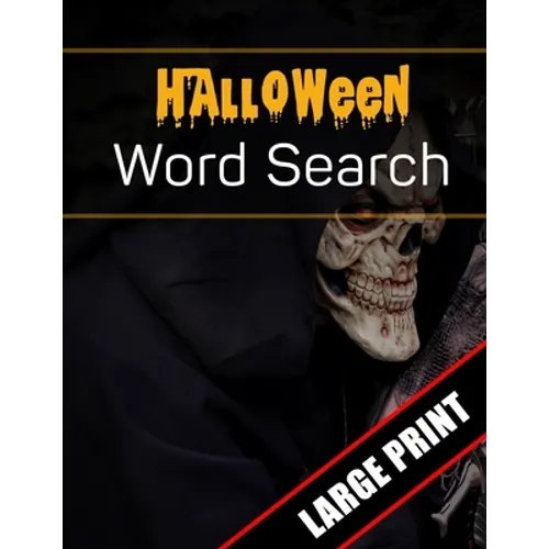 Halloween Word Search Large Print: 96 Word Search Activities for Everyone (Holiday Word Search)