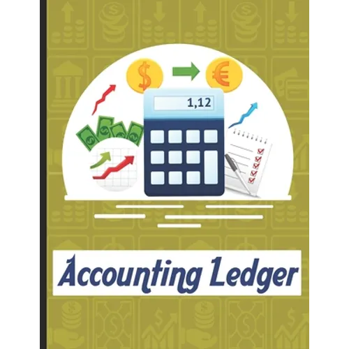 accounting ledgers: for bookkeeping Accounting General Ledge, sustained and long lasting tracking and record keeping Size:8.5"x11" in 100