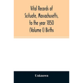 Vital records of Scituate, Massachusetts, to the year 1850 (Volume I) Births