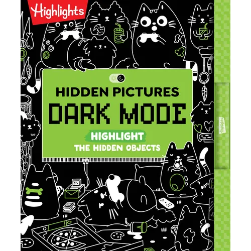 Hidden Pictures Dark Mode: Neon Hidden Pictures Puzzle Book with Black Background Pages with Neon Marker, Seek-And-Find Activity Book for Kids Ages 6-