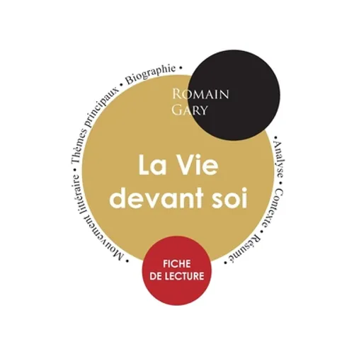 Fiche de lecture La Vie devant soi (Étude intégrale)