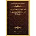 The Fundamentals Of Argumentation And Debate
