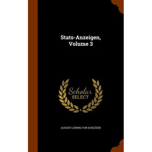 Stats-Anzeigen, Volume 3