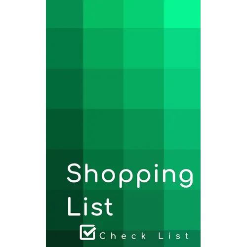 Shopping List: Empty shopping list pages for your daily purchases.