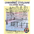 Creative Design Charming Cityscape Coloring Book: A Coloring Book of Amazing Buildings Real For teens and adults. Color me!