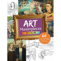 Art Masterpieces to Color: 60 Great Paintings from Botticelli to Picasso