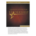 Qualifications for Leadership Study Guide