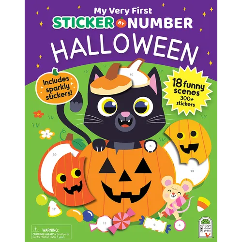 My Very First Sticker by Number Halloween