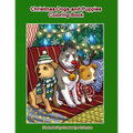 Christmas Dogs and Puppies Coloring Book: Adult Coloring Book Holiday Christmas Dogs and Puppies