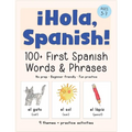 ¡Hola, Spanish!: A Kindergarten Spanish Workbook