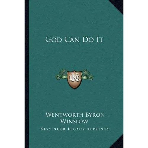 God Can Do It - Paperback