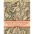 Cartas del Tarot de fantasía libro para colorear para adultos 1