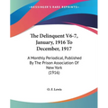 The Delinquent V6-7, January, 1916 To December, 1917: A Monthly Periodical, Published By The Prison Association Of New York (1916)