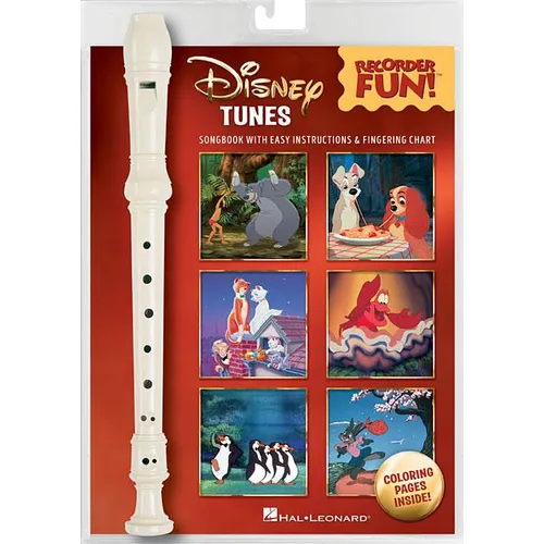 Disney Tunes - Recorder Fun!: Pack with Songbook and Instrument