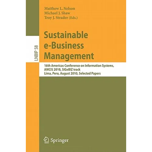 Sustainable e-Business Management