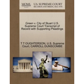 Green V. City of Stuart U.S. Supreme Court Transcript of Record with Supporting Pleadings