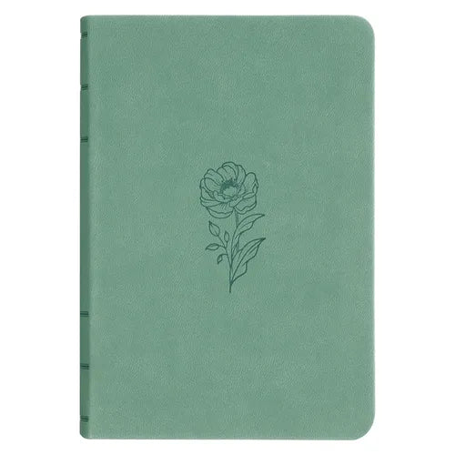 KJV Bible Compact Faux Leather, Teal - Leather