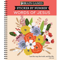 Brain Games - Sticker by Number: Words of Jesus (28 Images to Sticker)
