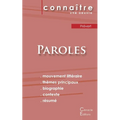 Fiche de lecture Paroles de Prévert (Analyse littéraire de référence et résumé complet)
