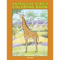Animals of Africa Coloring Book: 25 Realistic Coloring Pages Featuring 100 African Species