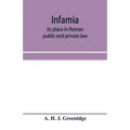 Infamia: its place in Roman public and private law