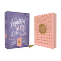 Niv, Beautiful Word Bible for Girls, Updated Edition, Leathersoft, Zippered, Pink, Red Letter, Comfort Print: 600+ Full-Color Illustrated Verses