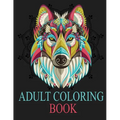 Adult Coloring Book: Adult Coloring Book: Inspired By Nature, Stress Relieving Animal Designs, Easy, and Relaxing Coloring Pages, extra lar