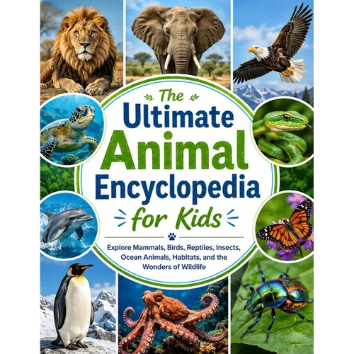 The Ultimate Animal Encyclopedia for Kids: Explore Mammals, Birds, Reptiles, Insects, Ocean Animals, Habitats, and the Wonders of Wildlife