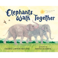 Elephants Walk Together