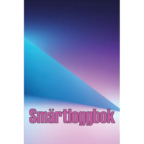 Smärtloggbok: Premium loggbok för att registrera datum, energi, aktivitet, sömn, smärtnivå/område, måltider och många fler användbara saker