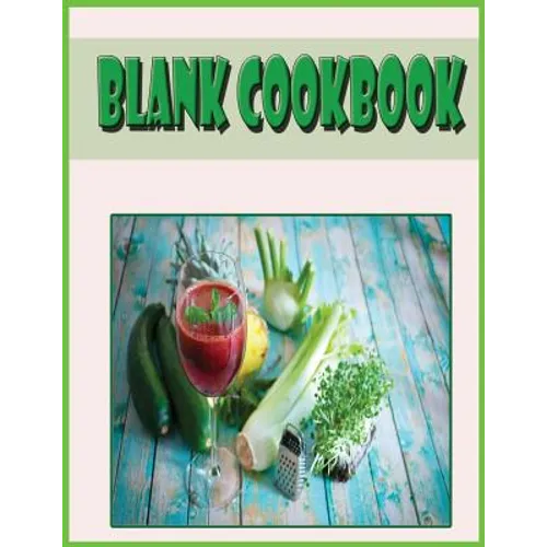 Blank Cookbook