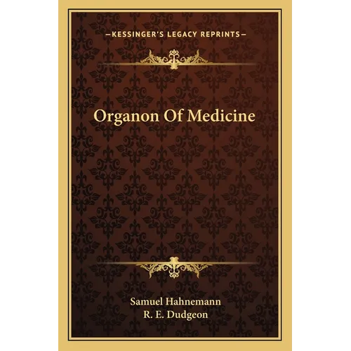 Organon Of Medicine