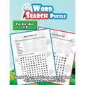 Word Search Puzzle for Kids Ages 4-8: A Large Print Word Search and Trace Activity Book - Kindergarten and 1st Grade Vocabulary