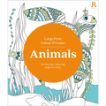 Large Print Colour & Frame - Animals: 31 Relaxing Colouring Pages to Enjoy