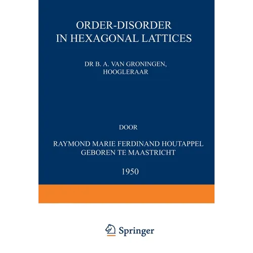 Order-disorder in hexagonal lattices