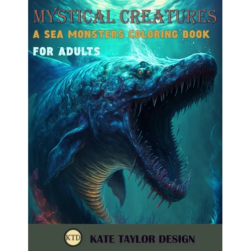 Mystical Creatures: A Sea Monsters Coloring Book for Adults: A Journey Through the Ocean's Secrets