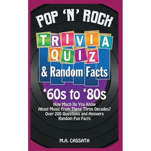 Pop 'n' Rock Trivia Quiz and Random Facts: '60s to '80s: How Much Do You Know About Music From These Three Decades?