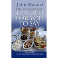 Tzatziki For You to Say