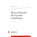 Revue d'Histoire de la Pensee Economique