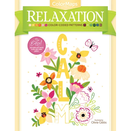 Colormaps Relaxation: Color-Coded Patterns Adult Coloring Book