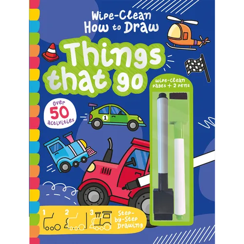 Wipe-Clean How to Draw Things That Go