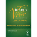 Biblia de Estudio del Diario Vivir Ntv, Letra Grande (Tapa Dura, Índice, Letra Roja)