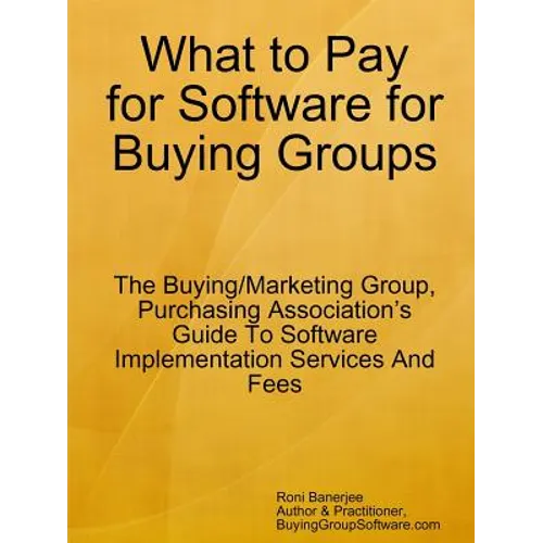 What to Pay for Software for Buying Groups