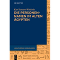 Die Personennamen Im Alten Ägypten
