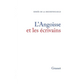 L'angoisse et les écrivains