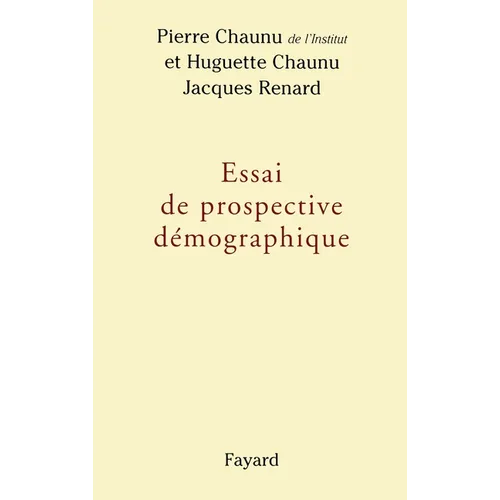 Essai de prospective démographique